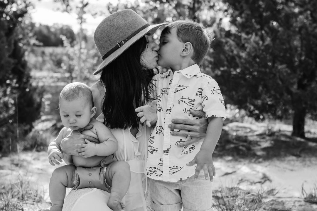 A mama and her two boys