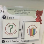 My Feelings Card Set + "What Can I Do?" Activity Mat (In ToolKit) - PeaceMakers Generation Mindful - Generation Mindful,  - teach emotions parenting child therapy tool