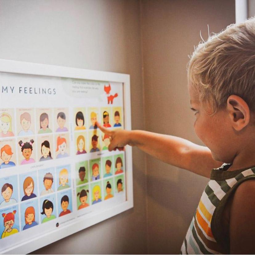 My Feelings Faces Poster (In ToolKit) - PeaceMakers Generation Mindful - Generation Mindful, PLAYFUL - teach emotions parenting child therapy tool