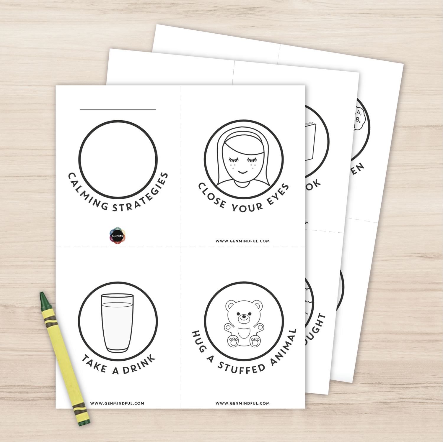 My Calming Strategies Coloring Book